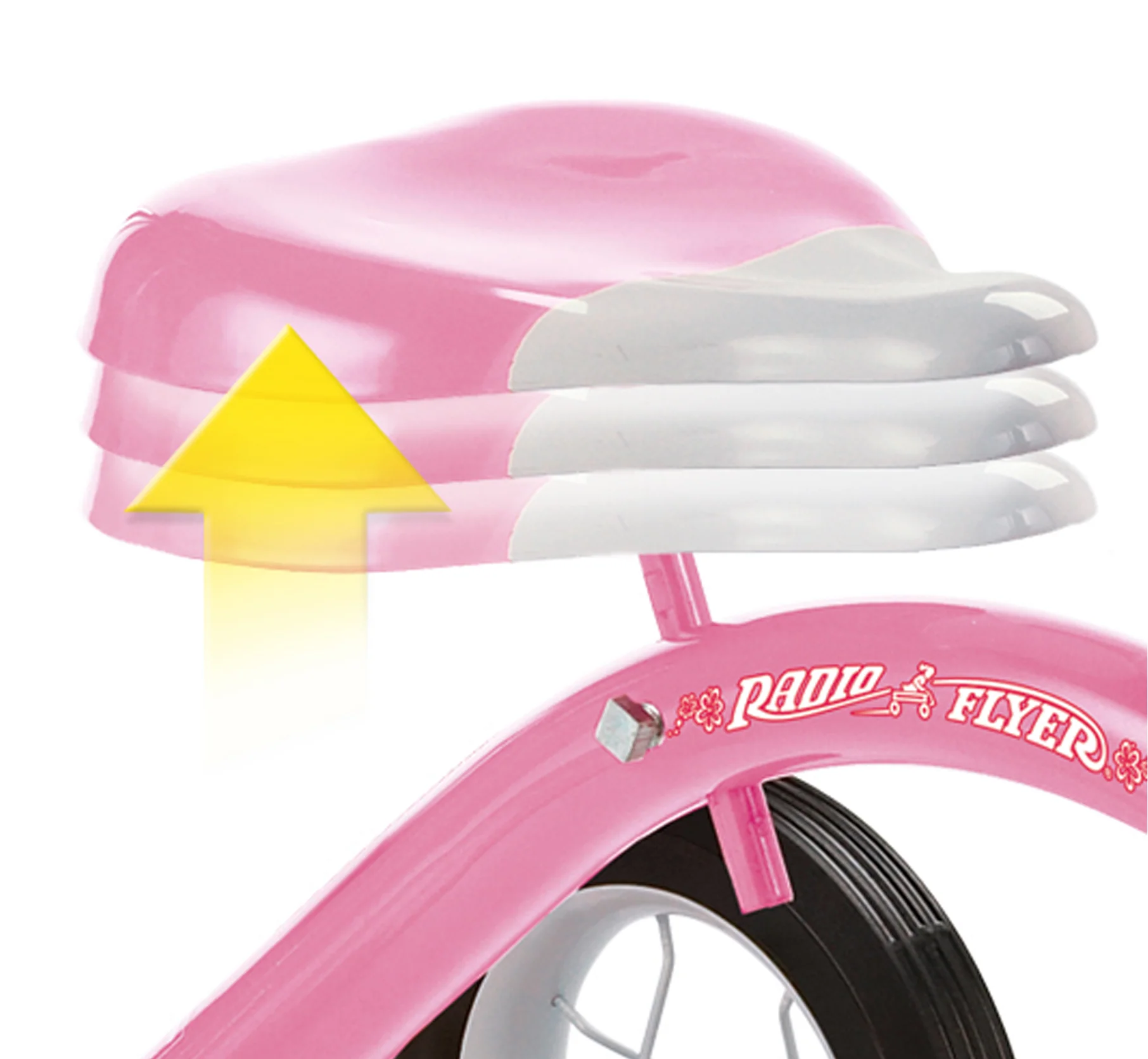 Classic Pink Dual Deck Tricycle - Image 4