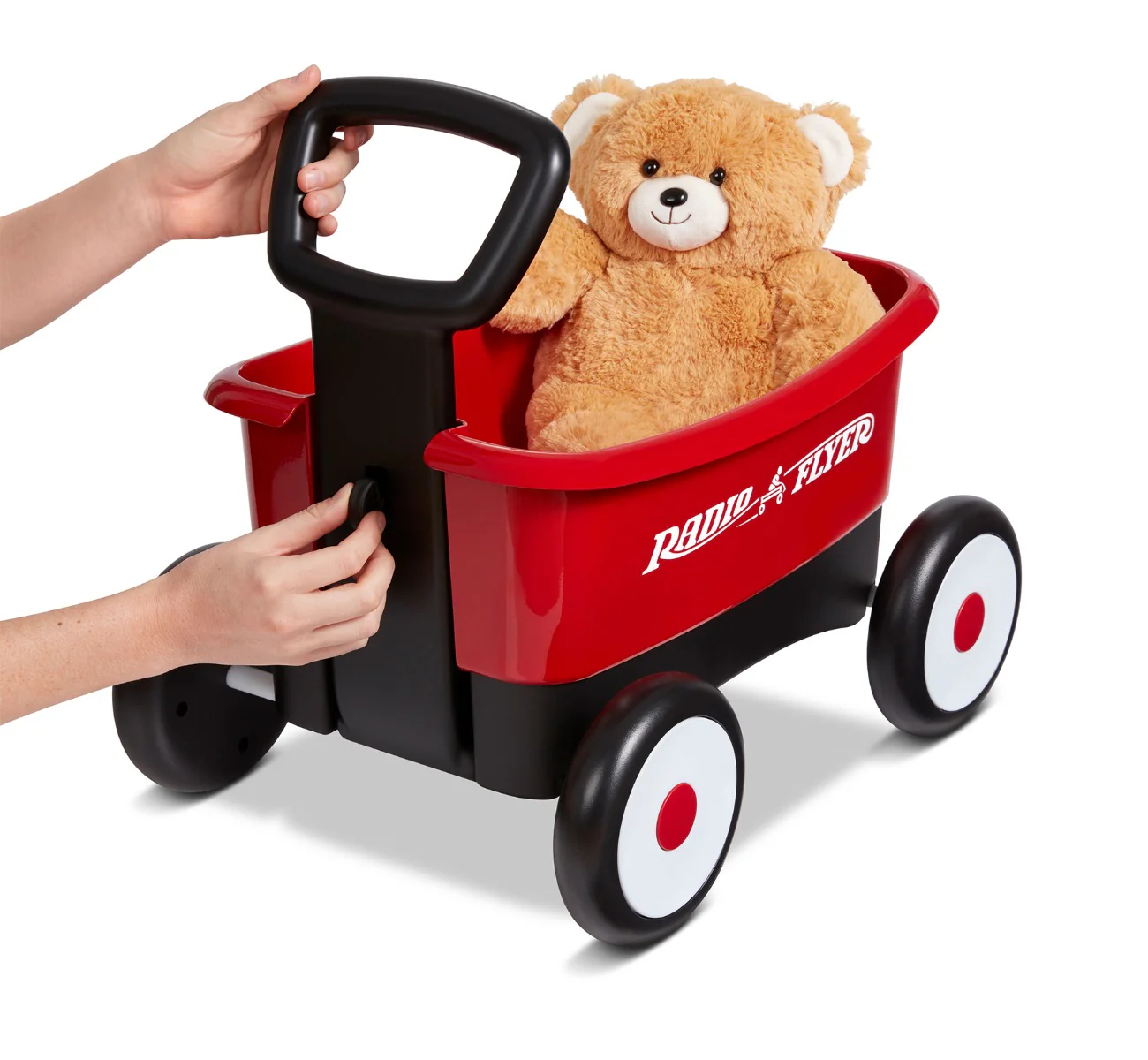 Push & Pull Walker Wagon with Teddy Bear - Image 5